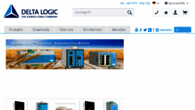 What Deltalogic.de website looked like in 2017 (6 years ago)