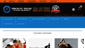 What Discountonlinefitness.com website looked like in 2017 (6 years ago)