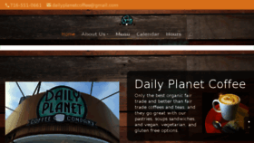 What Dailyplanetcoffee.com website looked like in 2017 (6 years ago)