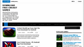 What Downloadfreecricketgames.blogspot.com website looked like in 2017 (6 years ago)