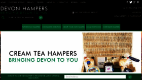 What Devonhampers.com website looked like in 2017 (6 years ago)