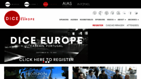 What Diceeurope.org website looked like in 2017 (6 years ago)