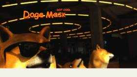 What Dogemask.cool website looked like in 2017 (6 years ago)