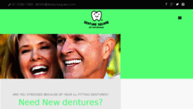 What Denturesquare.com website looked like in 2017 (6 years ago)