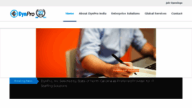 What Dynproindia.com website looked like in 2017 (6 years ago)