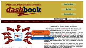 What Dashbook.com website looked like in 2017 (6 years ago)