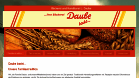 What Daube-backt.de website looked like in 2017 (6 years ago)