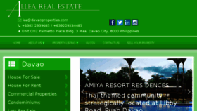 What Davaoproperties.com website looked like in 2017 (6 years ago)