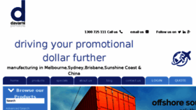 What Davarni.com.au website looked like in 2017 (6 years ago)