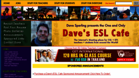 What Davescafe.com website looked like in 2017 (6 years ago)