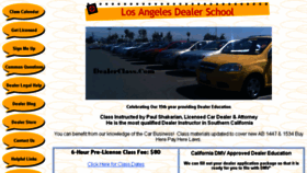 What Dealerclass.com website looked like in 2017 (6 years ago)