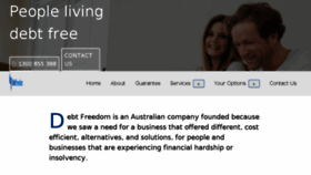 What Debtfreedom.com.au website looked like in 2017 (6 years ago)