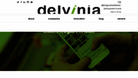 What Delvinia.com website looked like in 2017 (6 years ago)