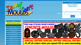 What Dennycraftmoulds.co.uk website looked like in 2017 (6 years ago)