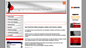 What Designerschnaeppchen.de website looked like in 2017 (6 years ago)