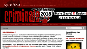 What Die-criminale.de website looked like in 2017 (6 years ago)