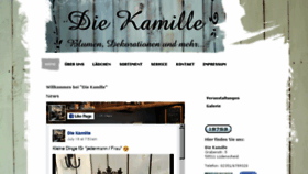 What Diekamille.de website looked like in 2017 (6 years ago)