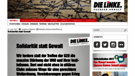 What Dielinke-sachsen-anhalt.de website looked like in 2017 (6 years ago)