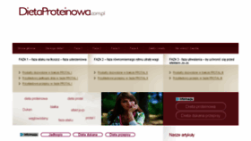 What Dietaproteinowa.com.pl website looked like in 2017 (6 years ago)