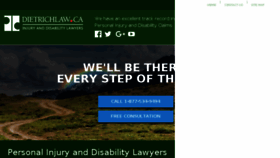 What Dietrichlaw.ca website looked like in 2017 (6 years ago)