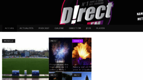 What Directfm.fr website looked like in 2017 (6 years ago)