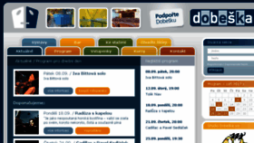 What Divadlodobeska.cz website looked like in 2017 (6 years ago)
