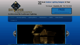 What Divinelightscapes.com website looked like in 2017 (6 years ago)