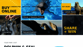 What Dolphinmarinemagic.com.au website looked like in 2017 (6 years ago)