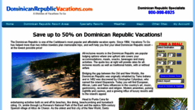 What Dominicanrepublicvacations.com website looked like in 2017 (6 years ago)