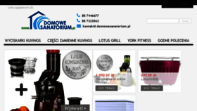 What Domowesanatorium.pl website looked like in 2017 (6 years ago)