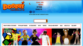 What Doodysfancydress.co.uk website looked like in 2017 (6 years ago)
