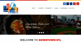 What Downtownstl.org website looked like in 2017 (6 years ago)