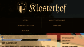 What Dresden-klosterhof.de website looked like in 2017 (6 years ago)