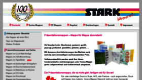 What Druckerei-stark.de website looked like in 2017 (6 years ago)