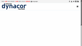 What Dynacorgold.com website looked like in 2017 (6 years ago)