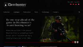 What Deerhunter.eu website looked like in 2017 (6 years ago)