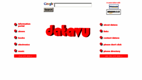 What Datavu.net website looked like in 2017 (6 years ago)