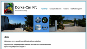 What Dorka-car.hu website looked like in 2017 (6 years ago)
