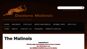 What Dantero.com website looked like in 2017 (6 years ago)