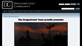 What Dragoncoast.org website looked like in 2017 (6 years ago)