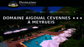 What Domaine-aigoual-cevennes.com website looked like in 2017 (6 years ago)