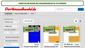 What Der-versandhandel.de website looked like in 2017 (6 years ago)