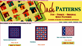 What Dashpatterns.com website looked like in 2017 (6 years ago)