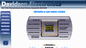 What Davidsonelectronics.co.uk website looked like in 2017 (6 years ago)