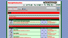 What Diylightanimation.com website looked like in 2017 (6 years ago)
