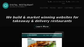 What Digitalrestaurant.ie website looked like in 2017 (6 years ago)