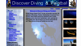 What Discover-diving.com website looked like in 2017 (6 years ago)