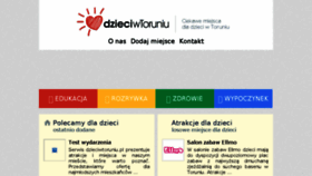 What Dzieciwtoruniu.pl website looked like in 2017 (6 years ago)