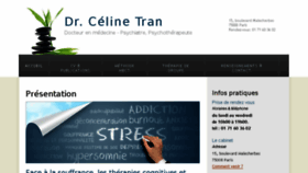 What Docteur-tran-celine.fr website looked like in 2017 (6 years ago)
