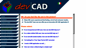 What Devcad.com website looked like in 2017 (6 years ago)